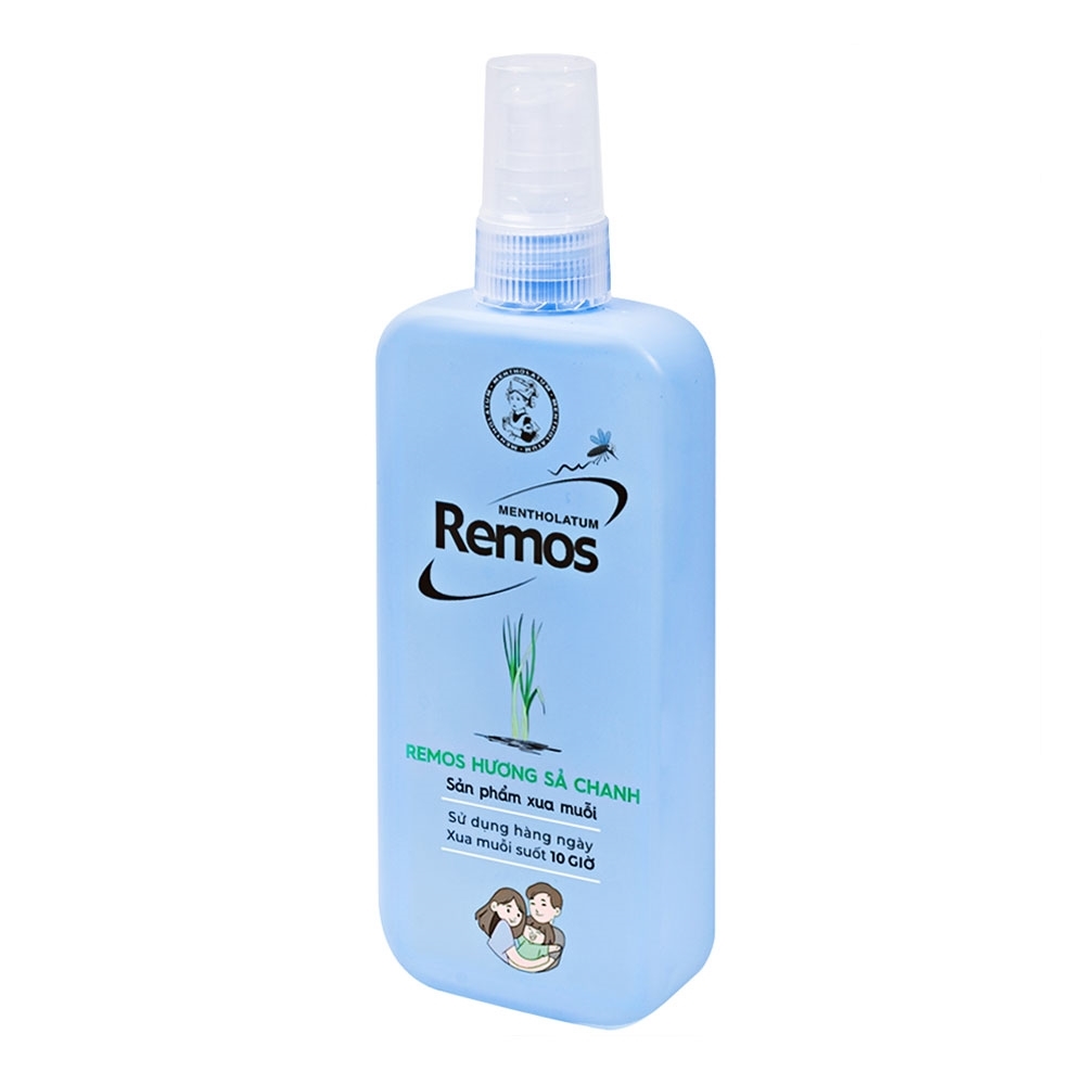 Xịt chống muỗi Remos 150ml - Hương sả chanh