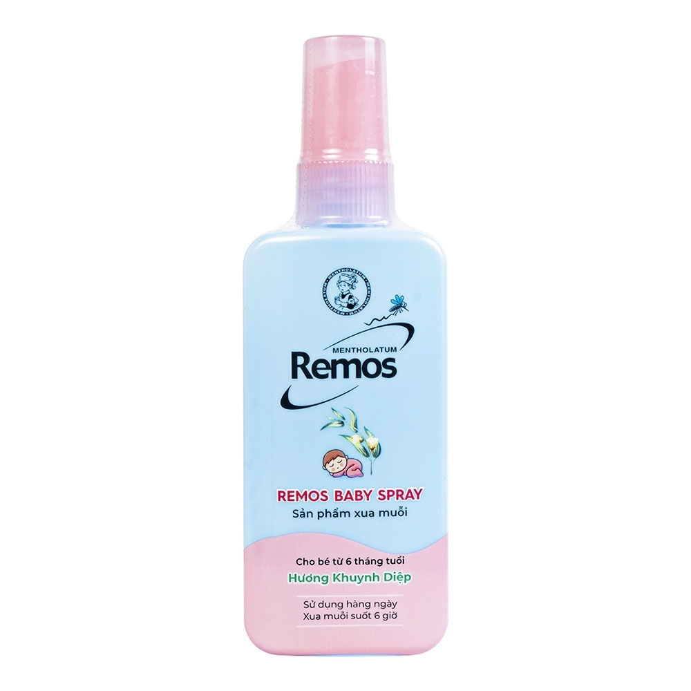 Xịt chống muỗi Remos Baby 70ml - Hương khuynh điệp