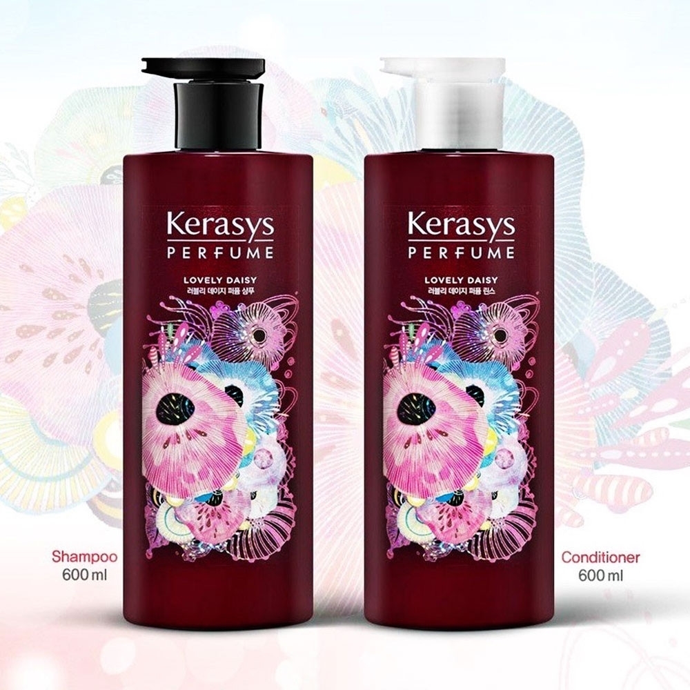 HQ KERASYS Perfume Lovely Daisy 600ml(Dưỡng ẩm,hương hoa cúc)