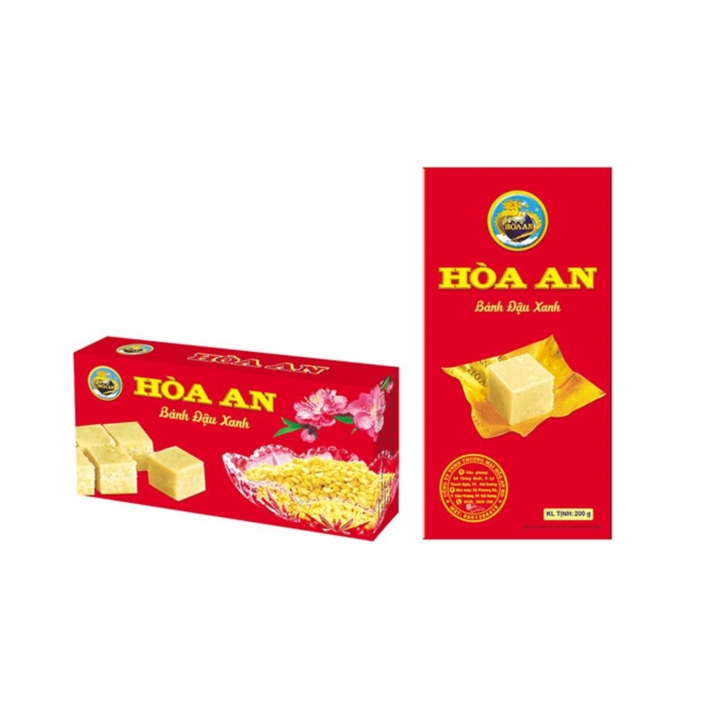 Bánh đậu xanh Hòa An HA10 200gr/60