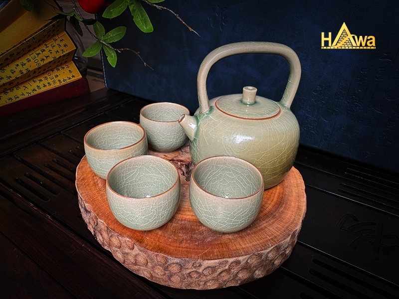 Bộ Lang Diêu Ấm Quai Xách (BLD-AQX)