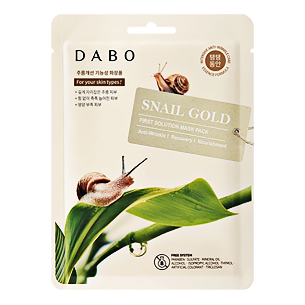 Mặt nạ Dabo First Solution Mask Pack Snail Gold _ 23g @