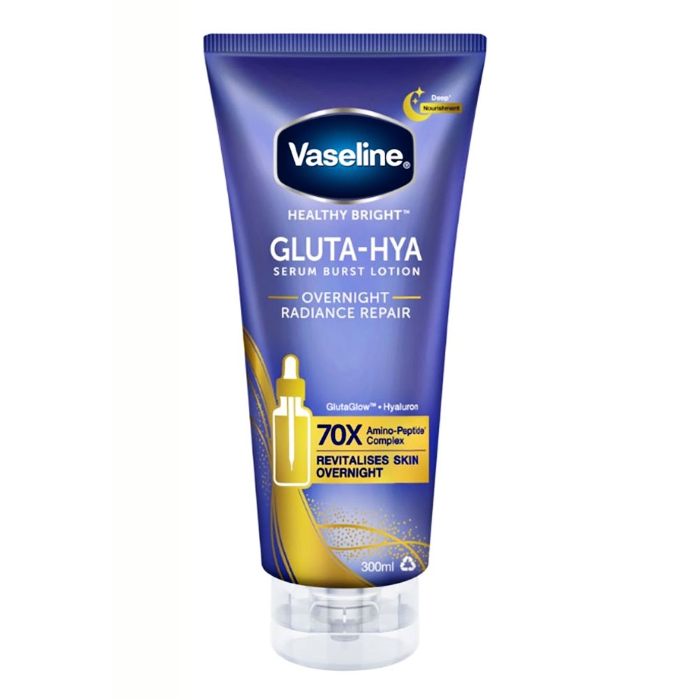 VASELINE SDT GLUTA-HYA ban đêm tuýp 330ml/12