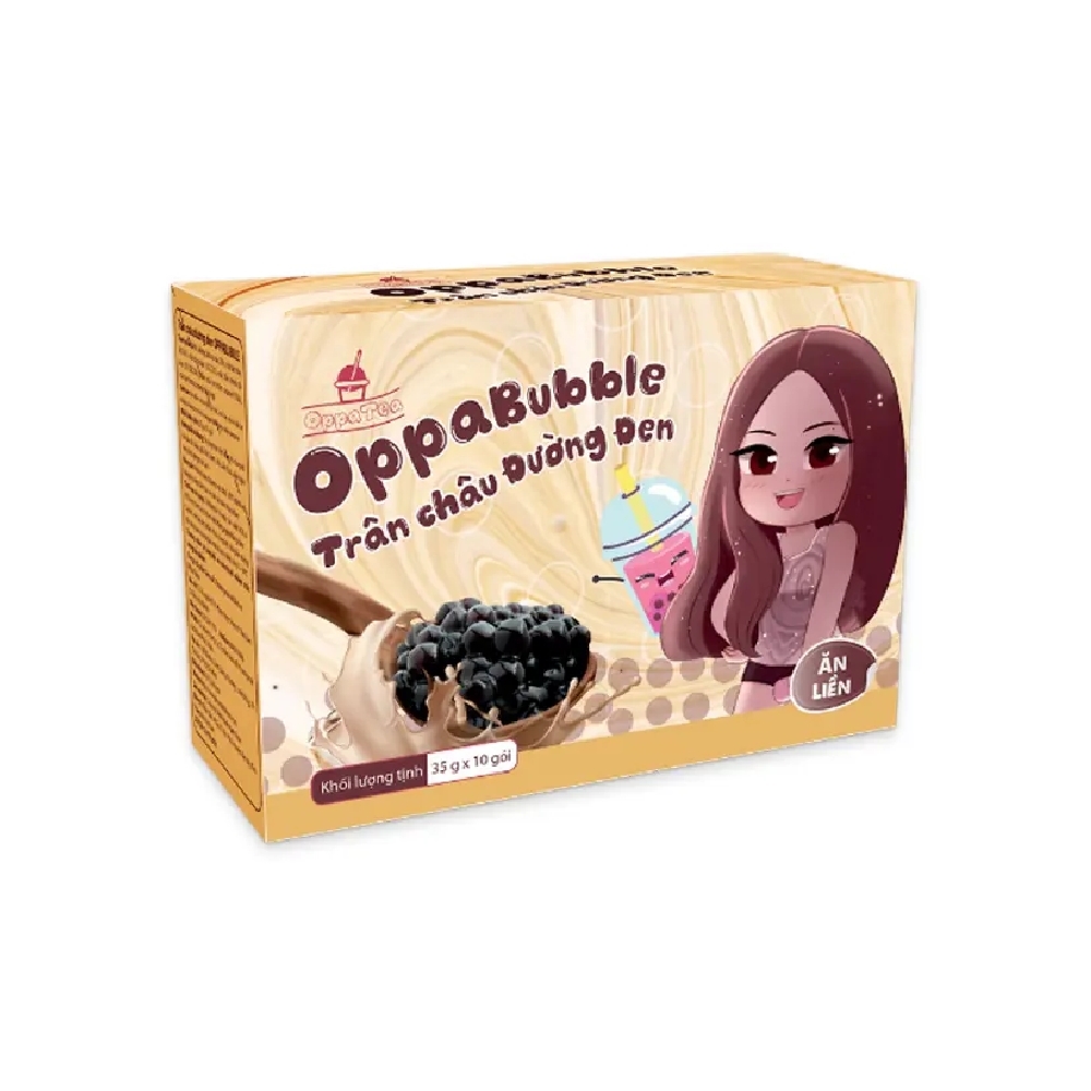 Trân châu vị cà phê OppaBubble 350g/15