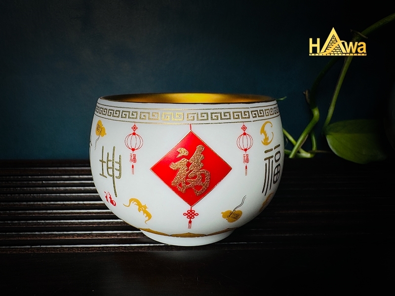 Chén Sứ Mạ Mạ 24K, Phúc Lành Thế Gian (SMV-PLTG)