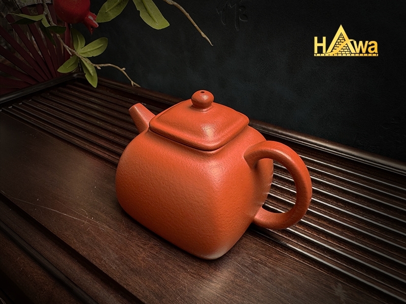 Ấm Tử Sa Đức Trung Tứ Phương Hồng Nê (ATS-3-1)