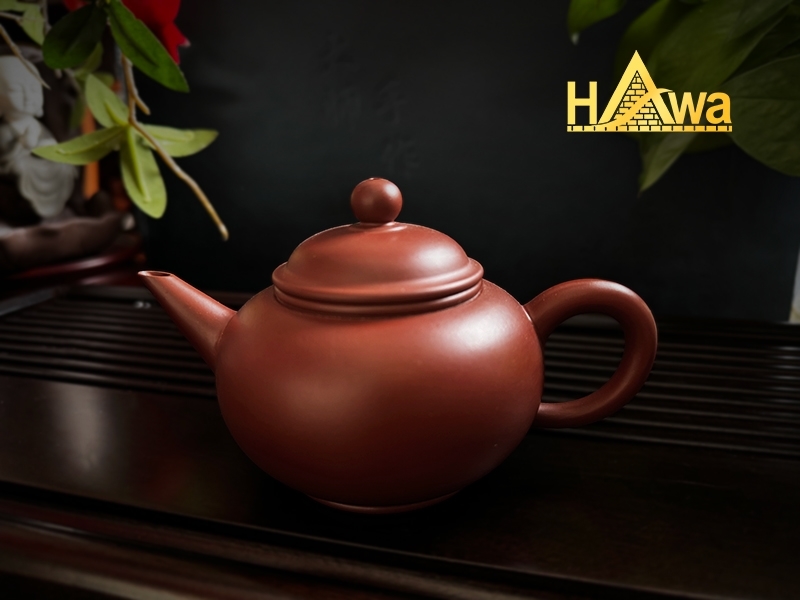 Ấm Tử Sa Hồng Nê Dáng Thủy Bình (ATS-9-1)