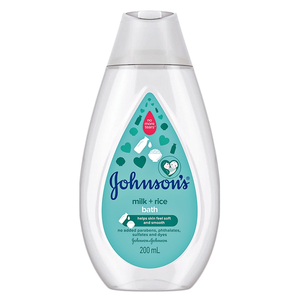 Tắm Johnson chứa sữa và gạo 200ml