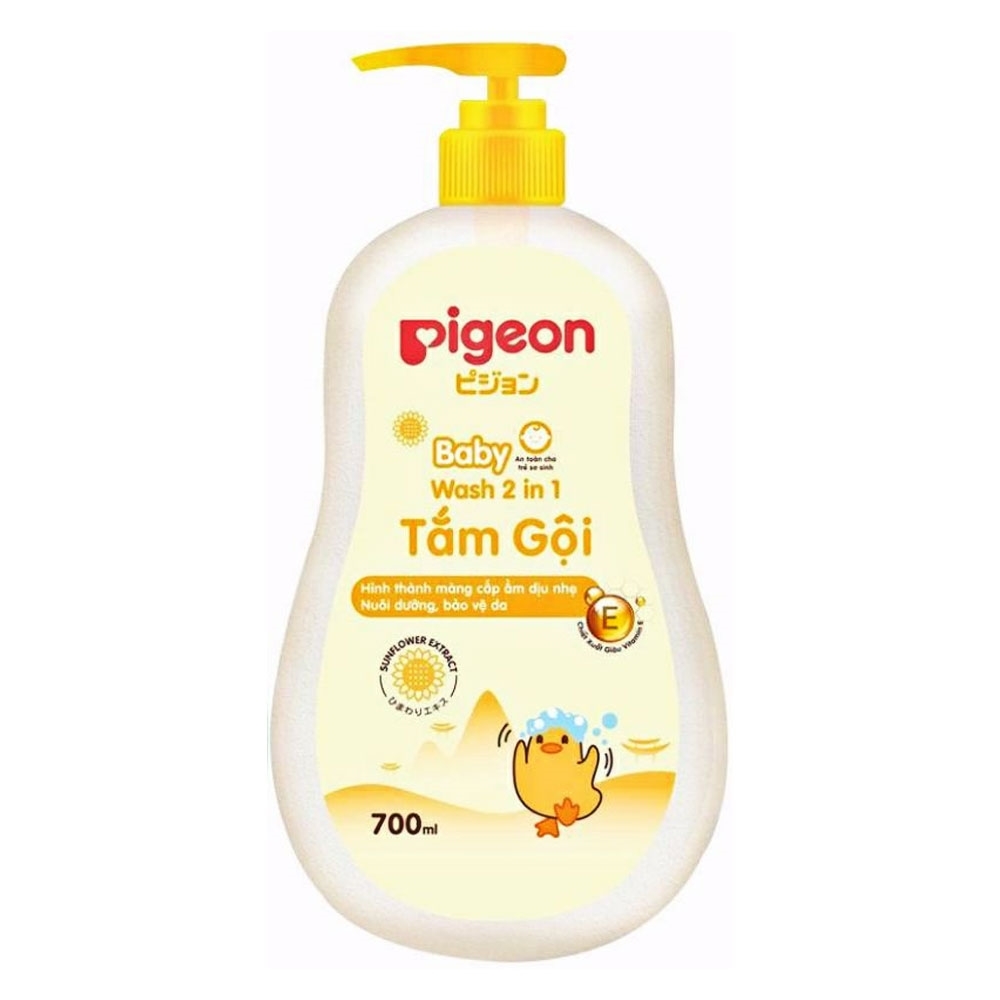 Tắm gội Pigeon 2 in1 hướng dương 700ml/12