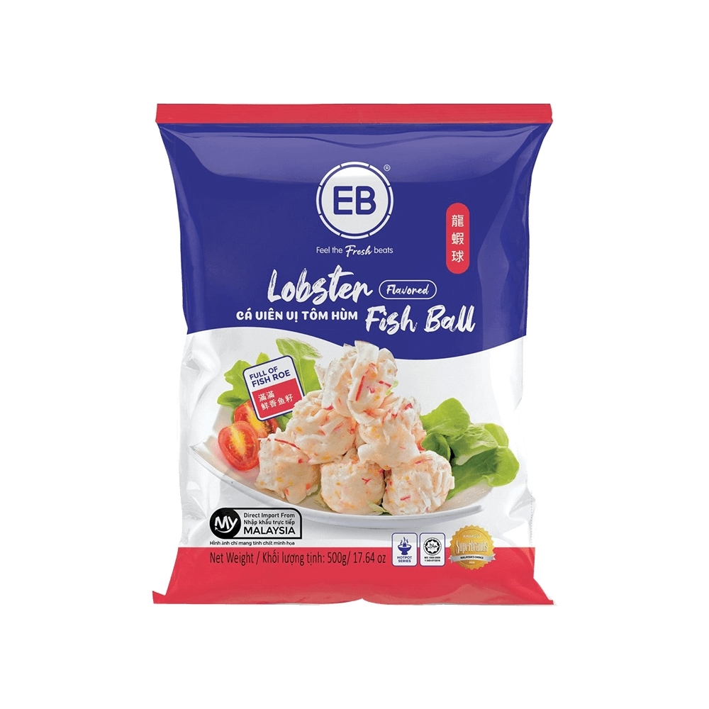 Đậu hũ cá viên vị tôm hùm- EB gói 500gr