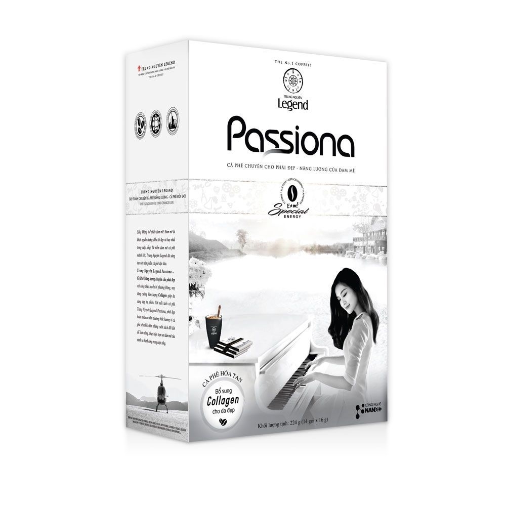 Passiona hòa tan 3in1 hộp 14gói x16/24