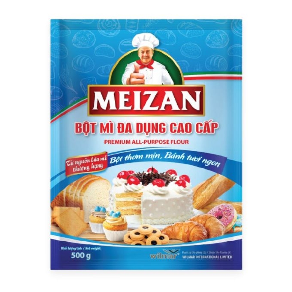 Bột mì đa dụng Meizan 0.5kg