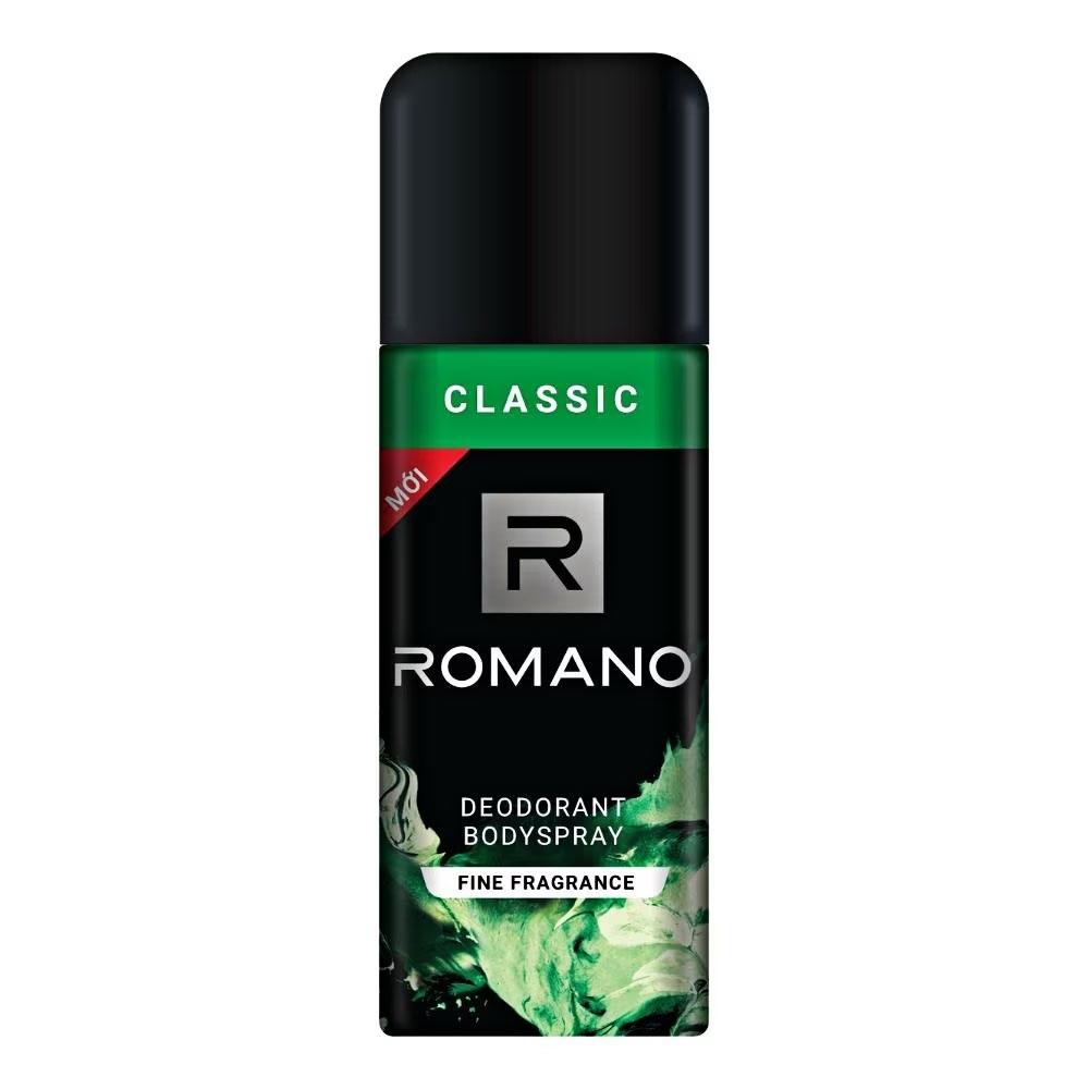 Xịt ngăn mùi toàn thân Romano Classic 150ml/24