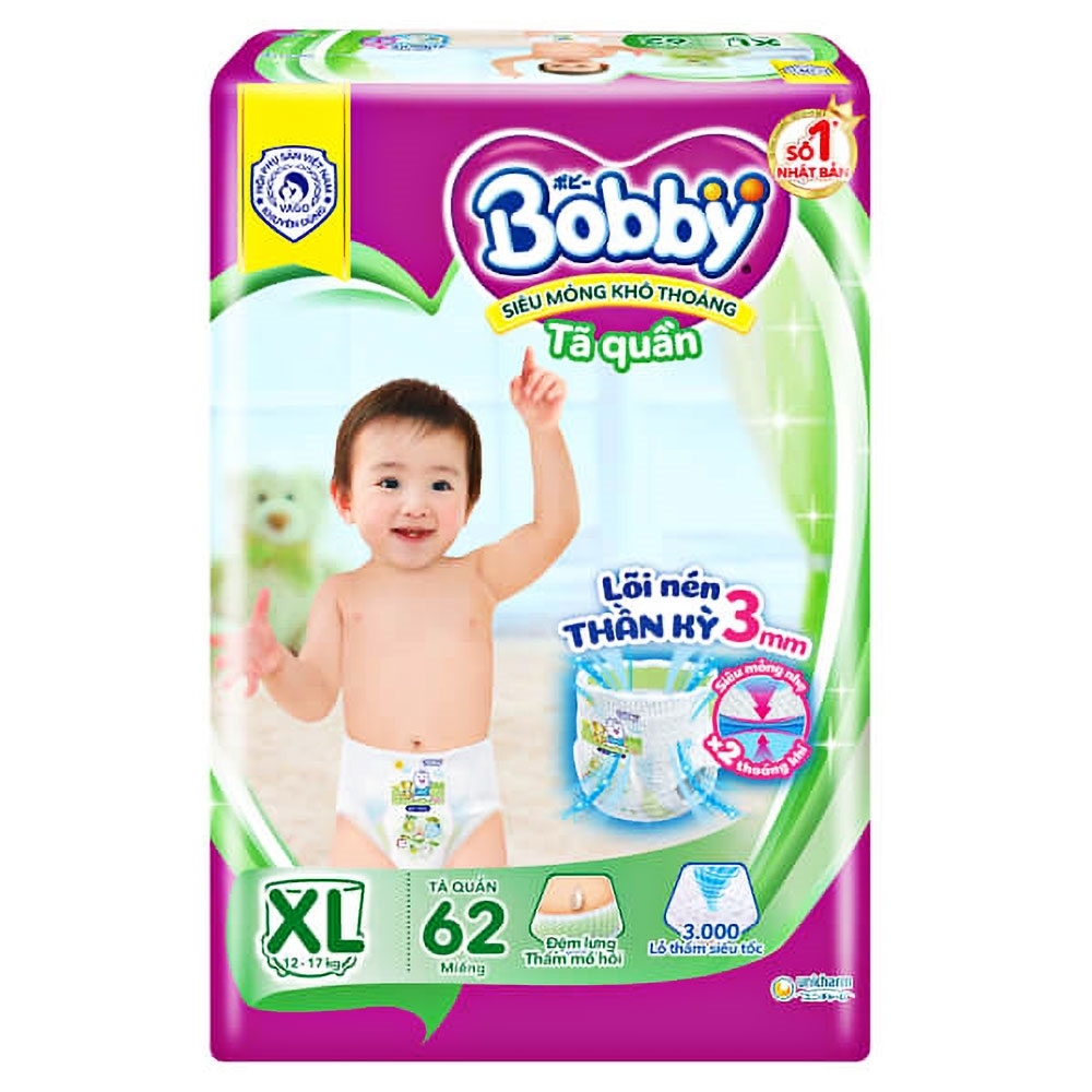 Tã quần bobby Pants XL62/4