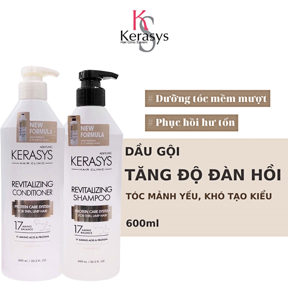 Bộ gội xả Kerasys Revitalizing 600mlx2/10bộ