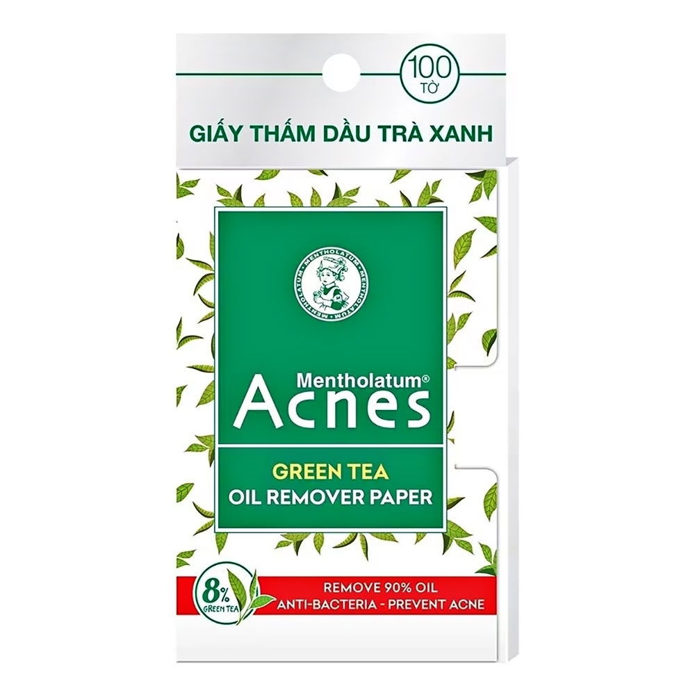 Giấy thấm dầu Acnes trà xanh 100 tờ