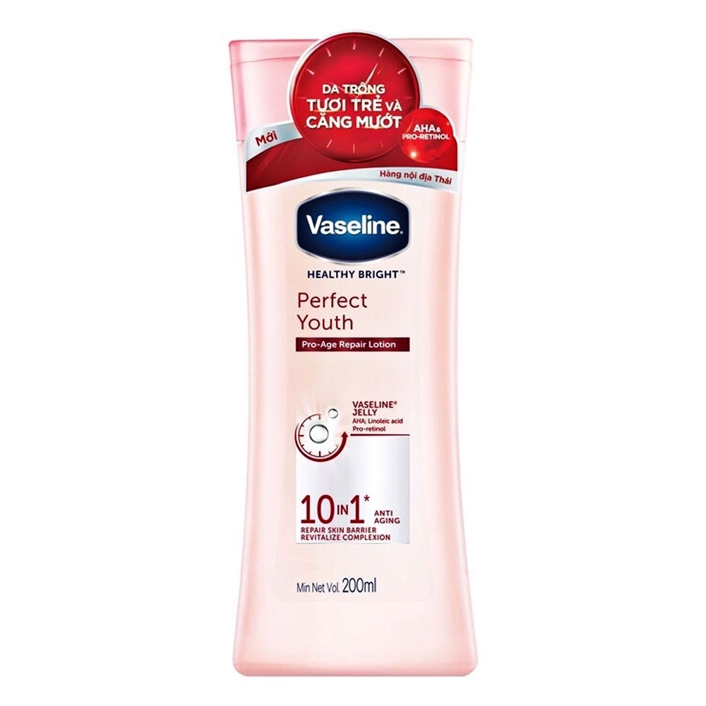 Vaseline SDT trắng da 10 lợi ích 200ml/24 chai