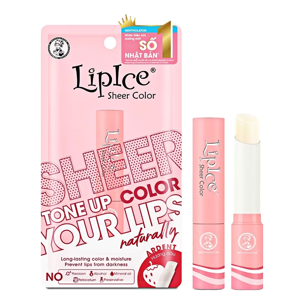 Son lipice sheer color hương dâu 2g