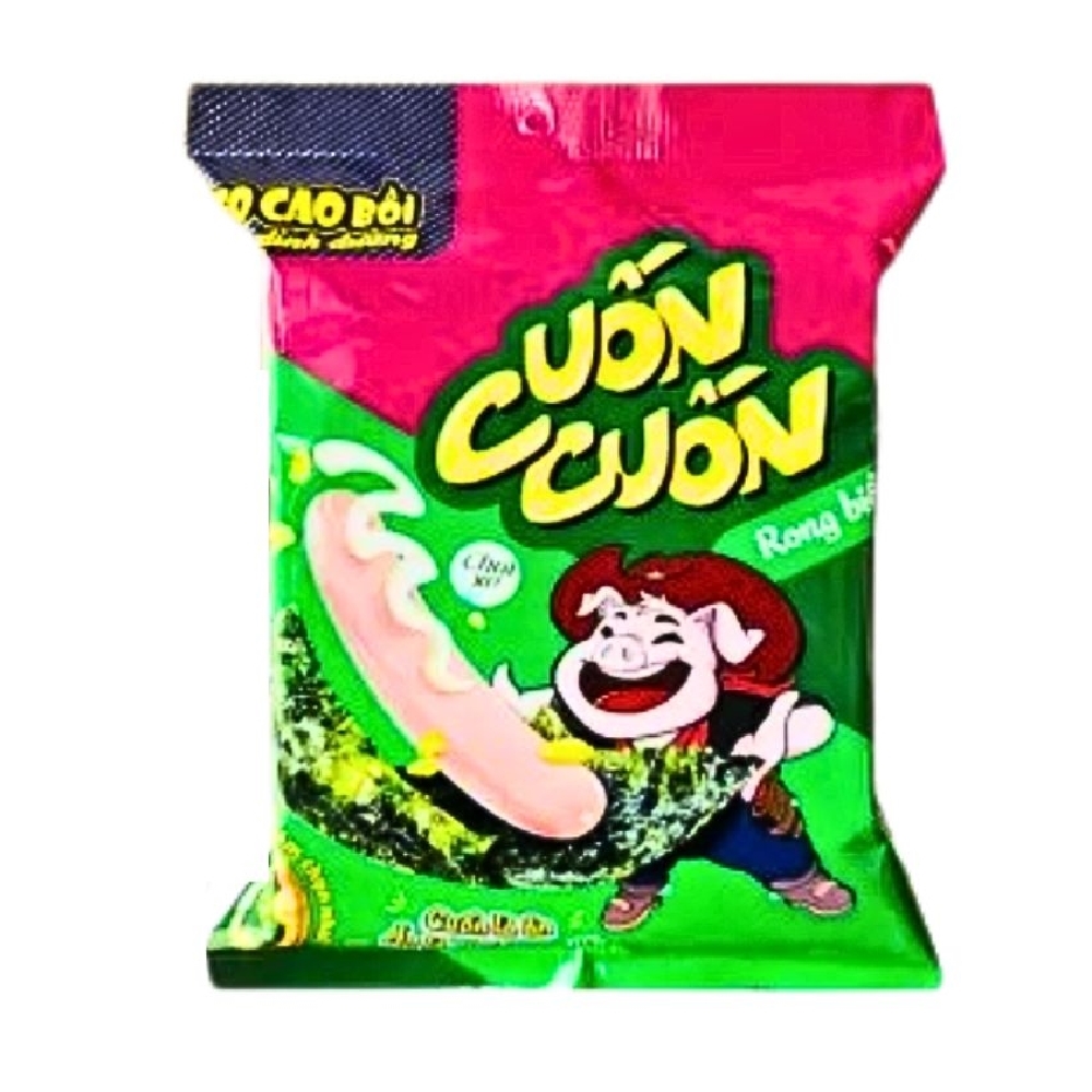 Xúc xích heo cao bồi Cuốn Cuốn rong biển 48,5gr/20