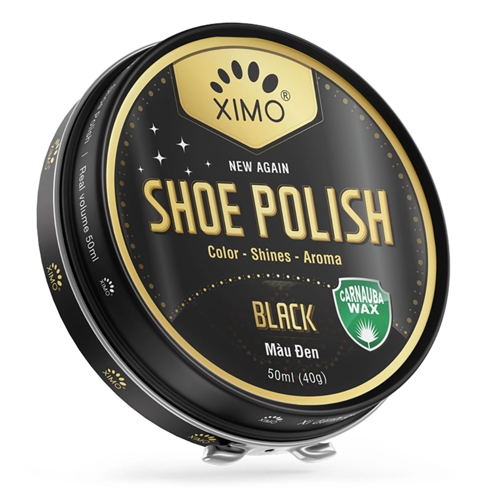 Xi Đánh Giày Sáp Shoe Polish màu Đen XIMO XI08 50ml