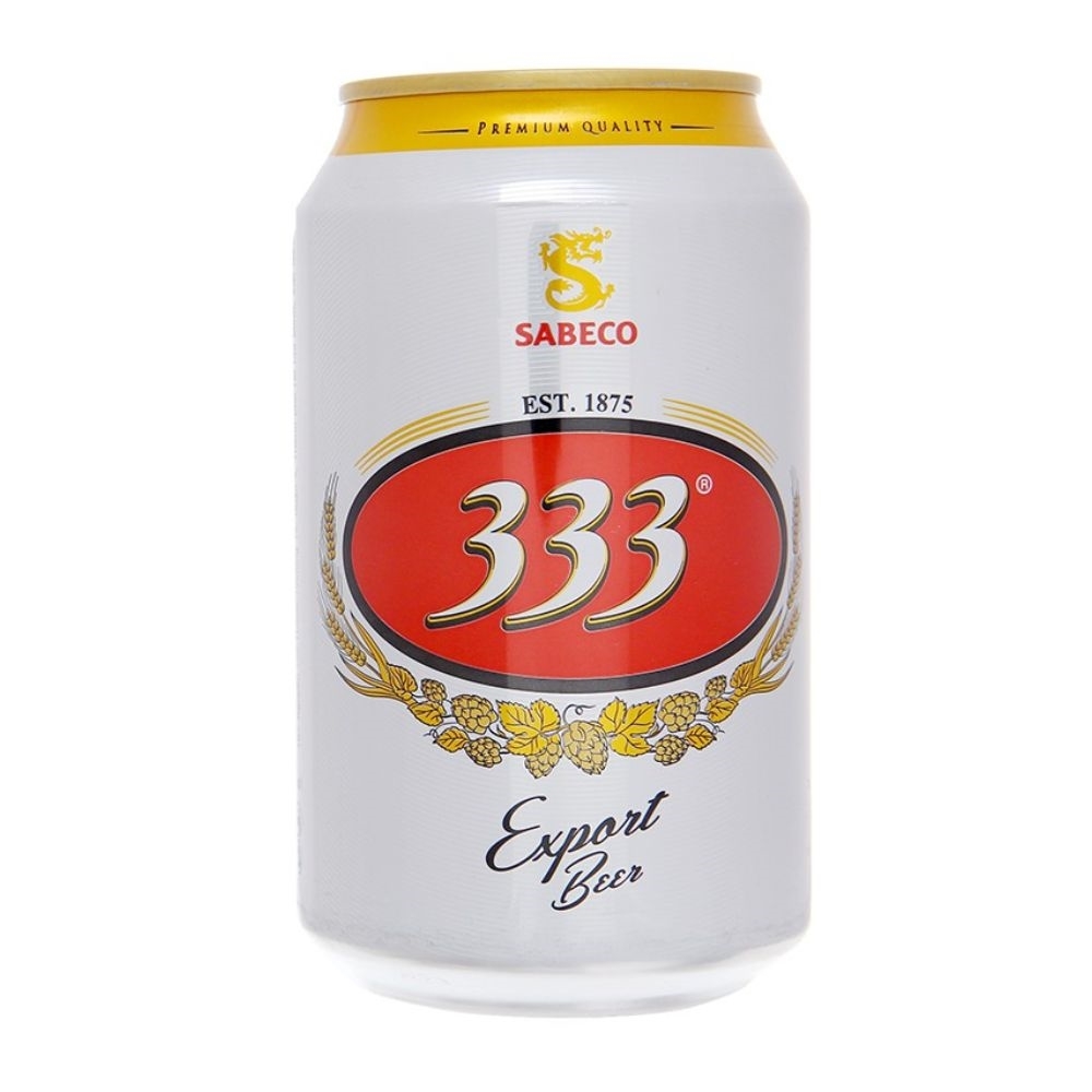 Bia 333 lon 330ml