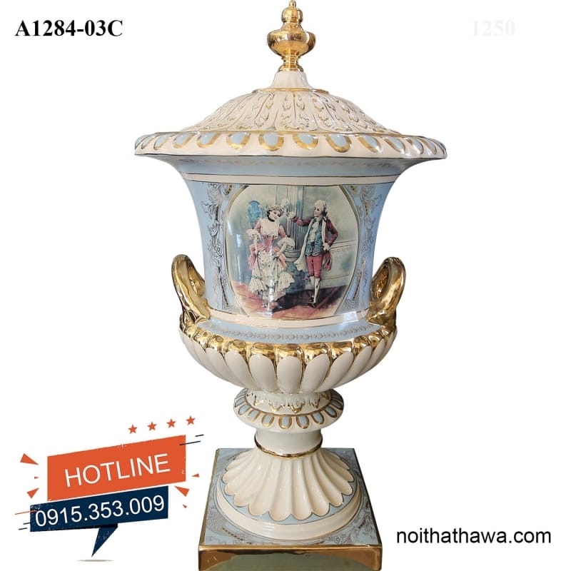 Giới thiệu cúp sứ cung đình Baroque