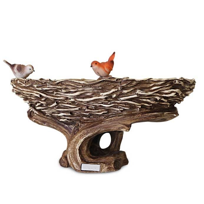 Giỏ đựng hoa quả gia đình chim (JTTZ002)