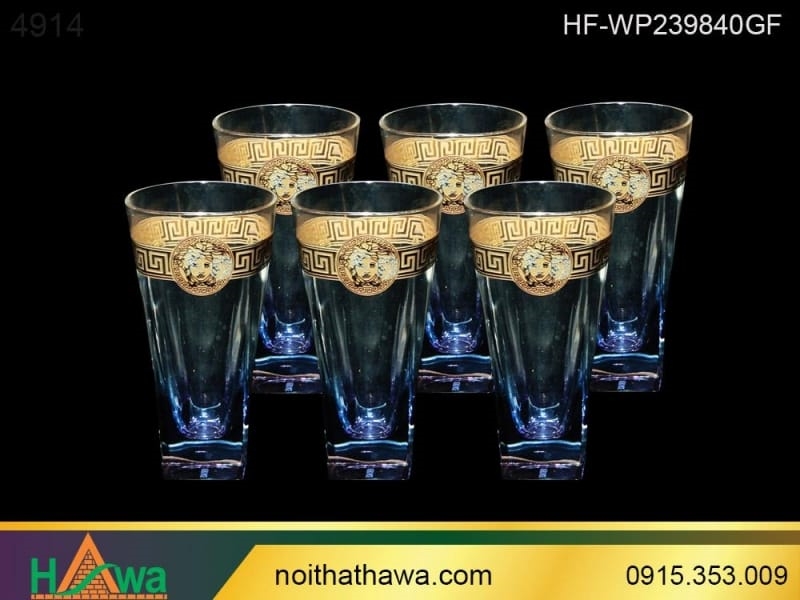 Cốc pha lê tím vàng mịn 38Cl (HF-WP239840GF)