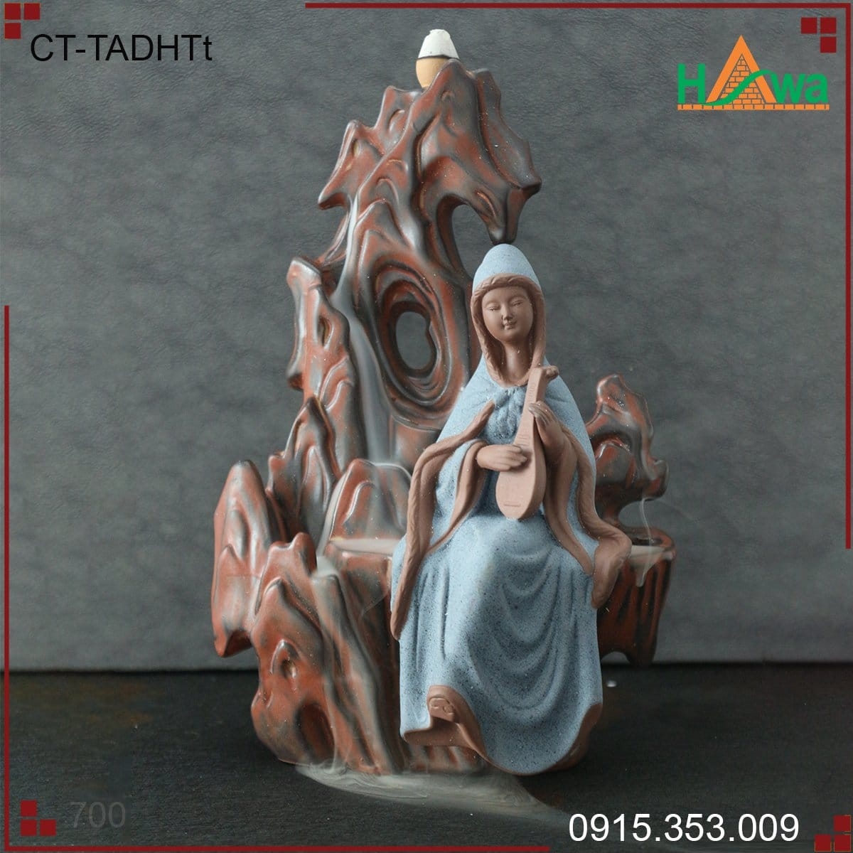 Bộ thiền- âm đốt hương trầm (thác khói trầm hương - CT-TADHT)