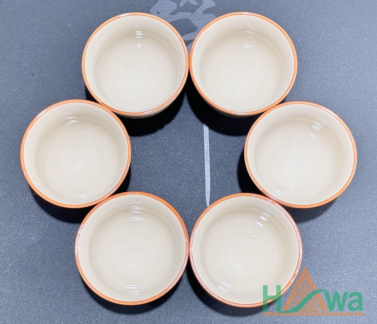 Bộ Ấm Chén Men Rạn Vẽ Hoa Viền Vàng - BTD-HX1