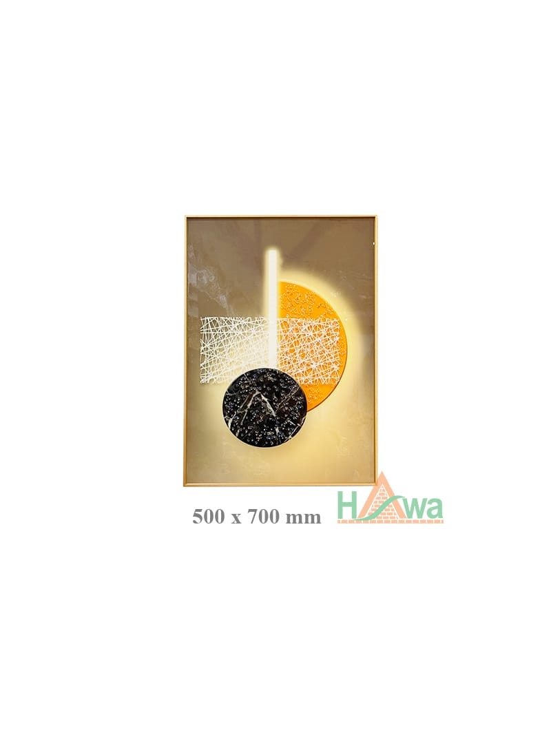 Tranh tráng gương đính pha lê treo tường phòng khách