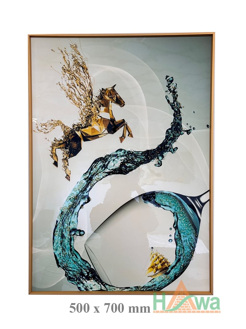Tranh Treo Tường Phong Cách Bắc Âu Đính Pha Lê