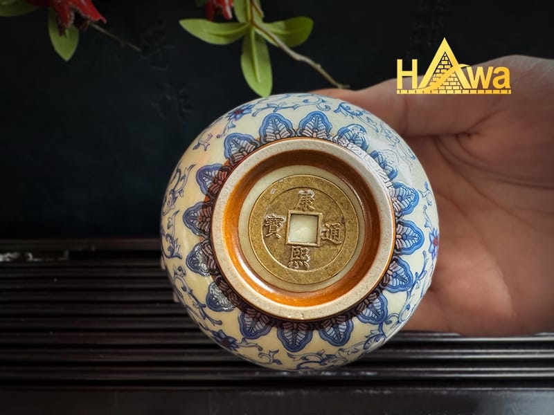 Chén Chủ Sứ Cảnh Đức Họa Tiết Vẽ Tay Cổ Điển (CML-HX)