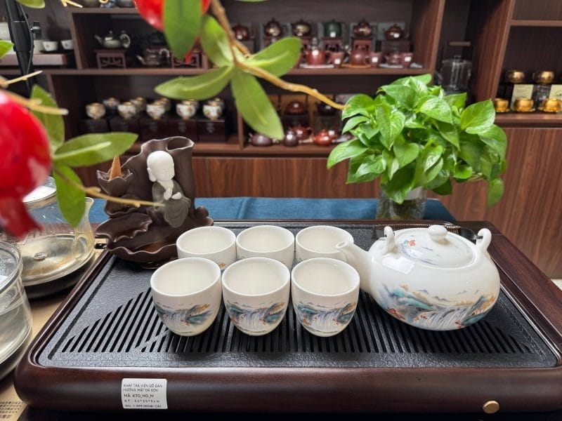 Bộ Ấm Chén Thiên Nhiên Rừng Suối (BTD-TNNR)
